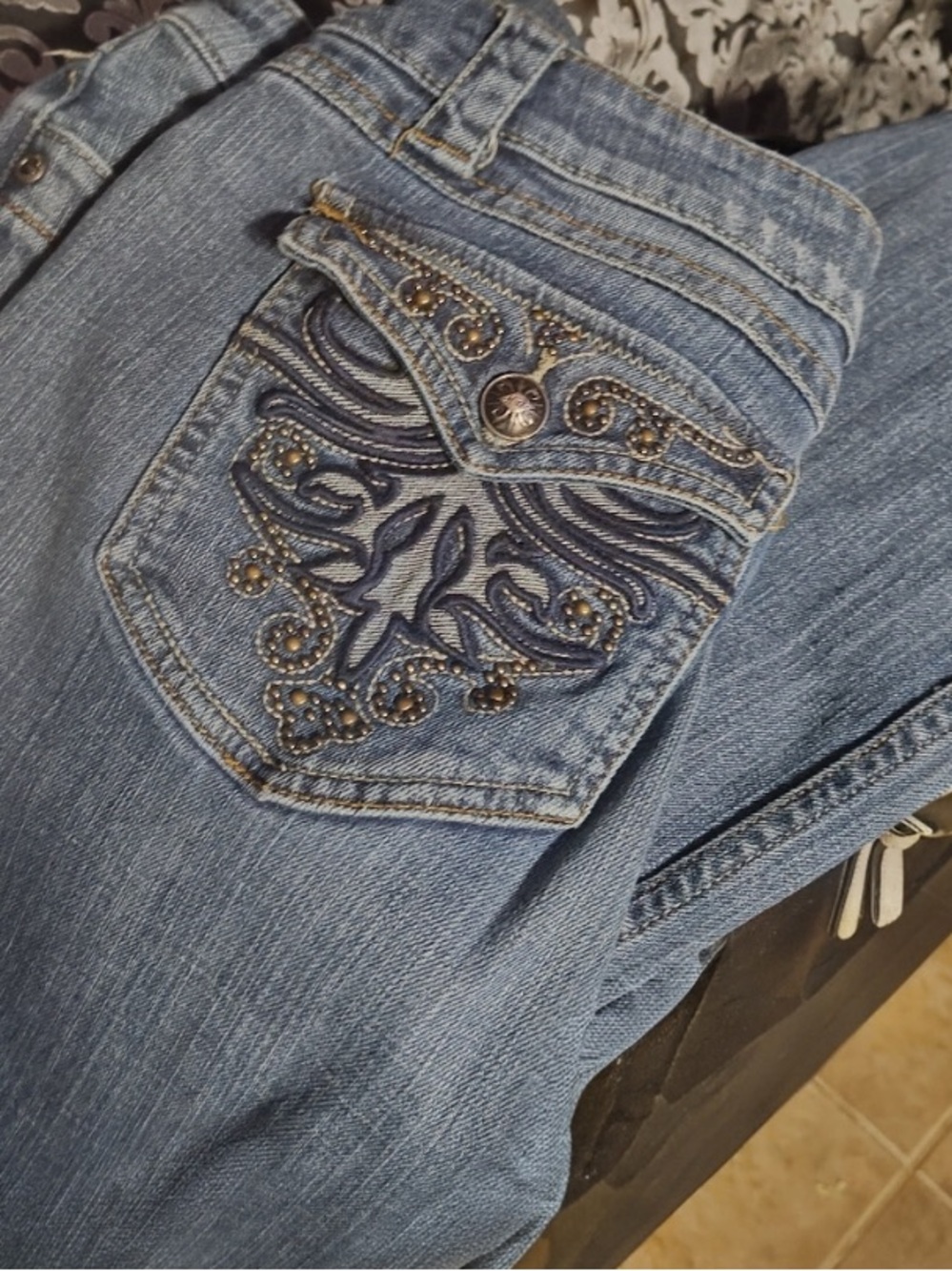 Women's HARLEY-DAVIDSON Low rise Jeans Sz 6